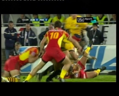 Rugby ALBI Baluc Rittener depantsed